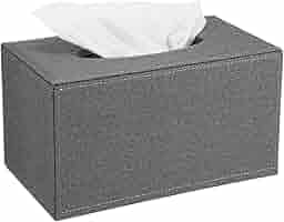 小物 HUMAN MADE Tissue Box Grey Cross Stitch Tissue Box Square